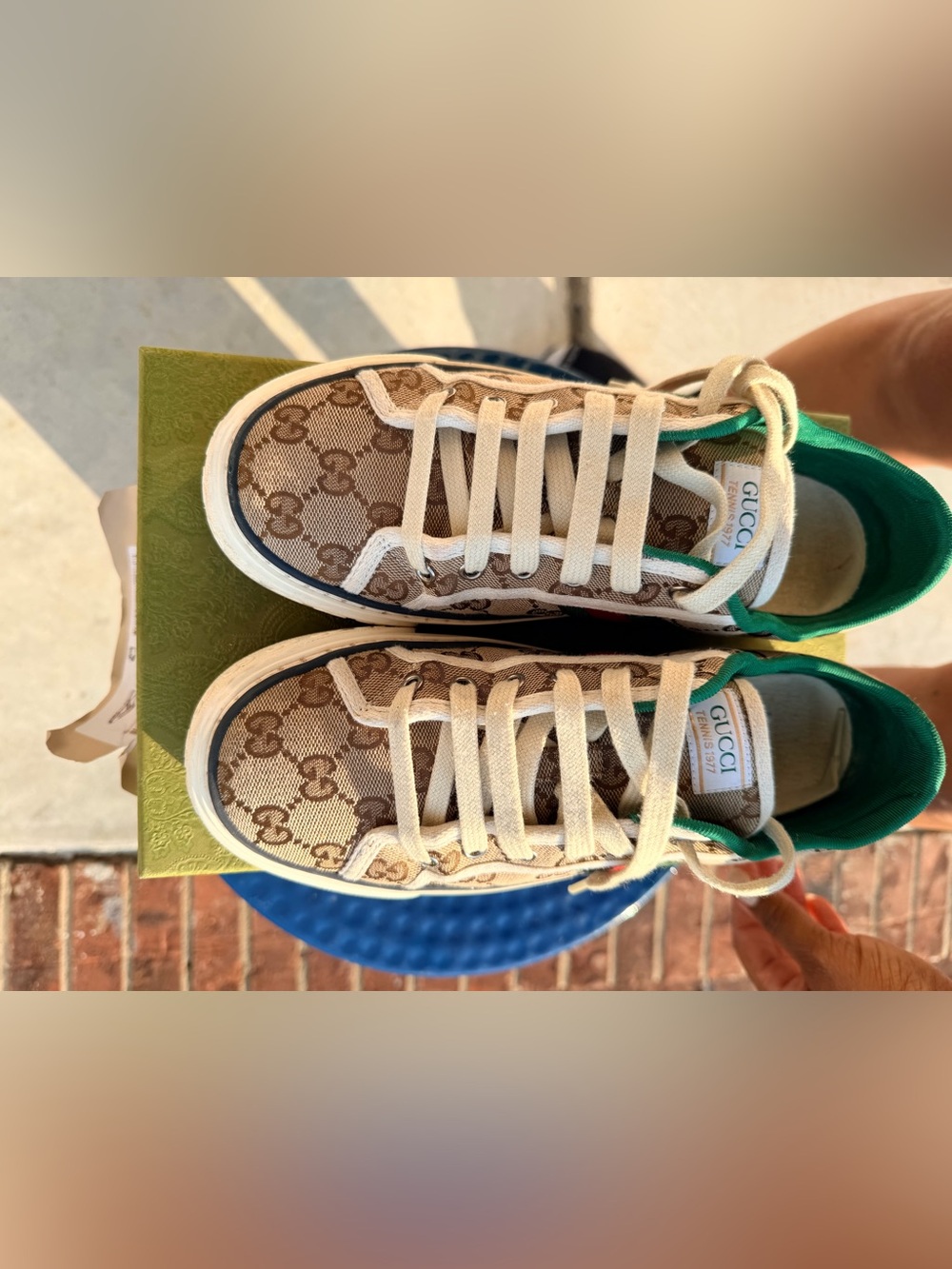AUTHENTIC Women's Gucci Tennis 1977 sneaker - Picture 5 of 12